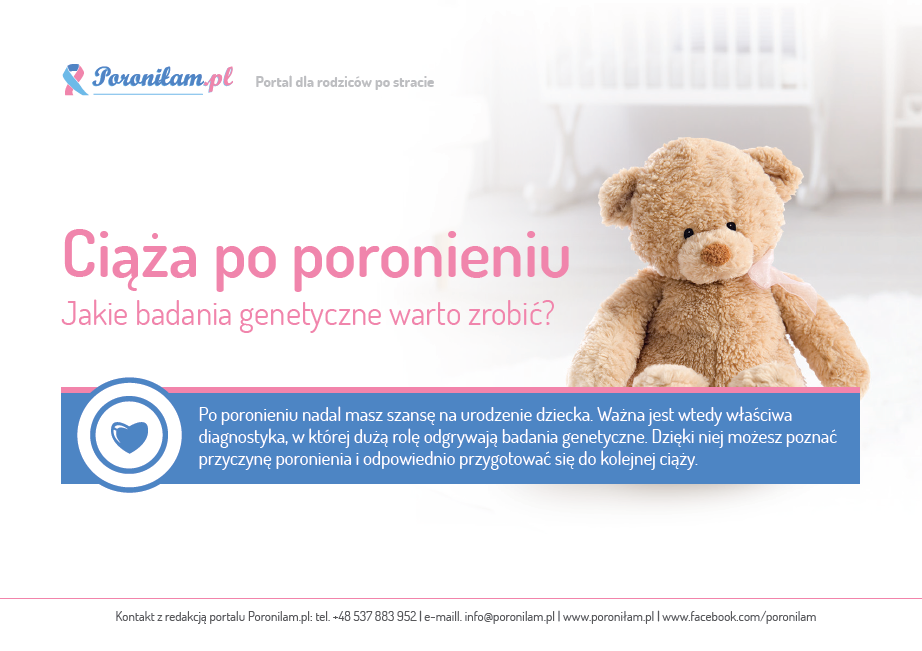 Badania genetyczne po poronieniu