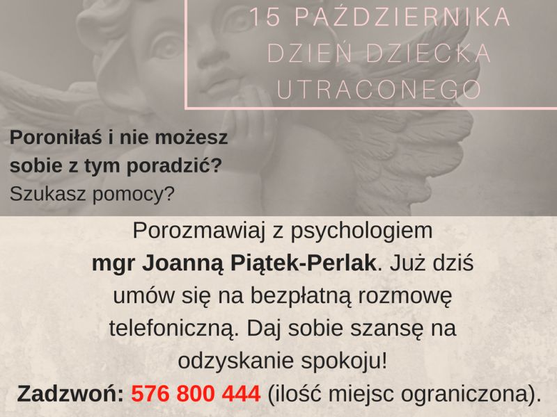 dzień dziecka utraconego popup