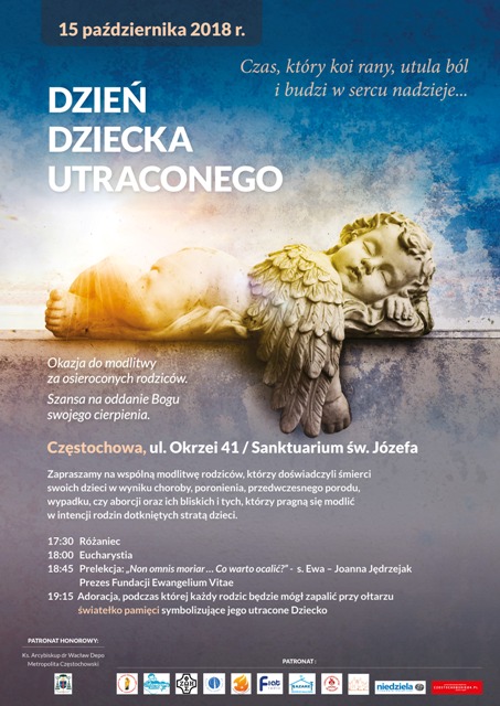 dzień dziecka utraconego 2018 częstochowa