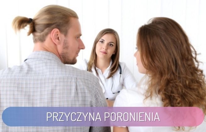 przyczyna poronienia - przyczyna poronienia - para na konsultacji lekarskiej u ginekologa po poronieniu