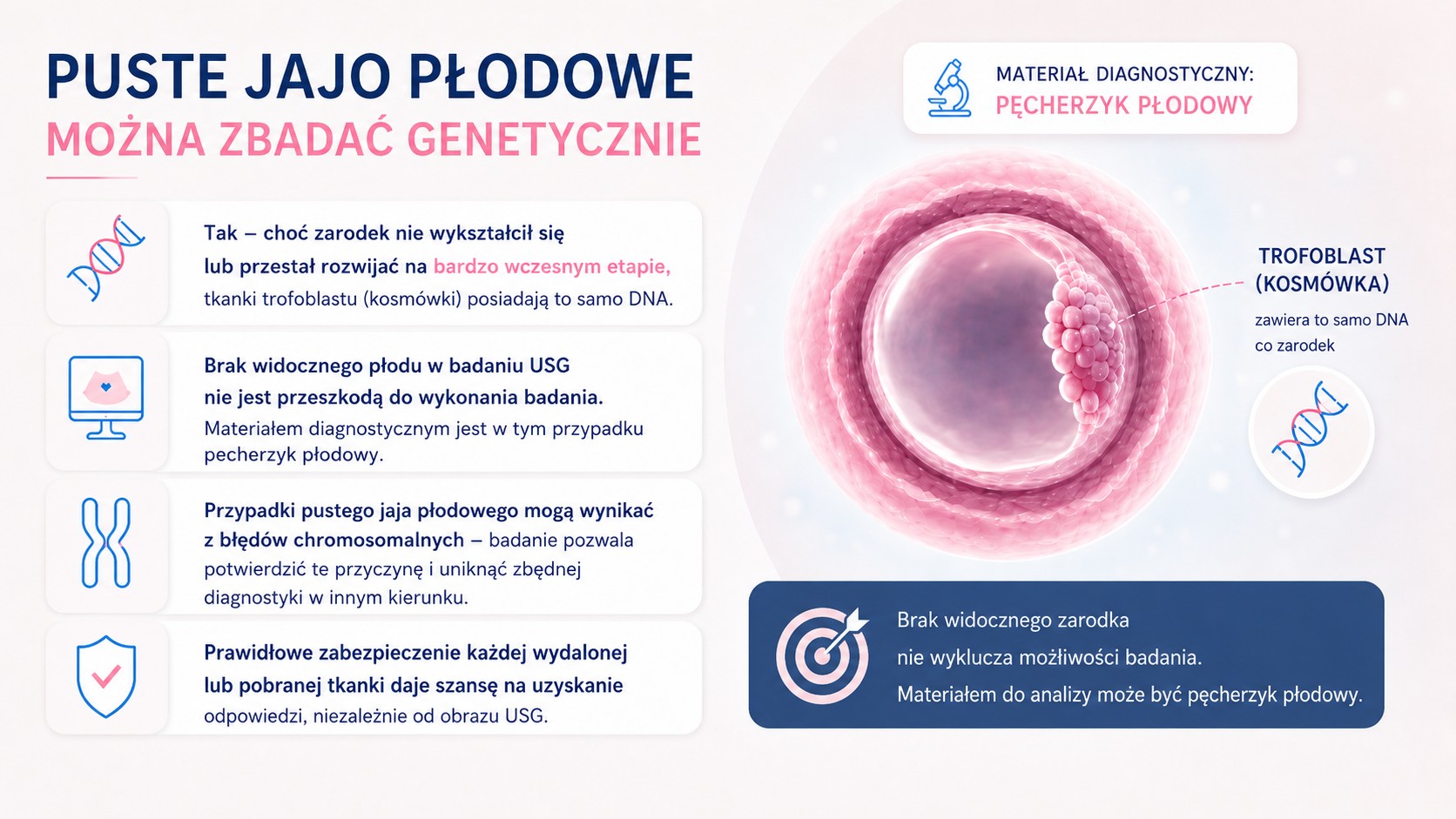 puste jajo plodowe