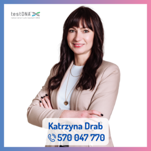 Katarzyna Drab Kontakt z konsultantem testDNA – wsparcie w badaniach genetycznych