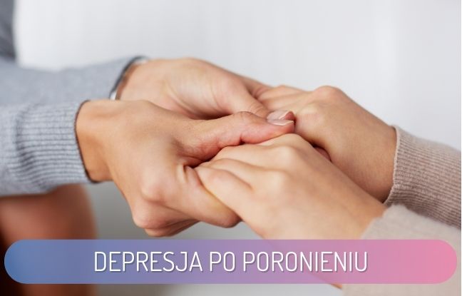 depresja po poronieniu - dłonie jako symbol wsparcia