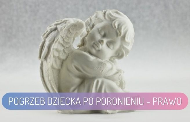 Aniołek symbolizujący dziecko – pogrzeb dziecka po poronieniu, pamięć i wsparcie dla rodziców