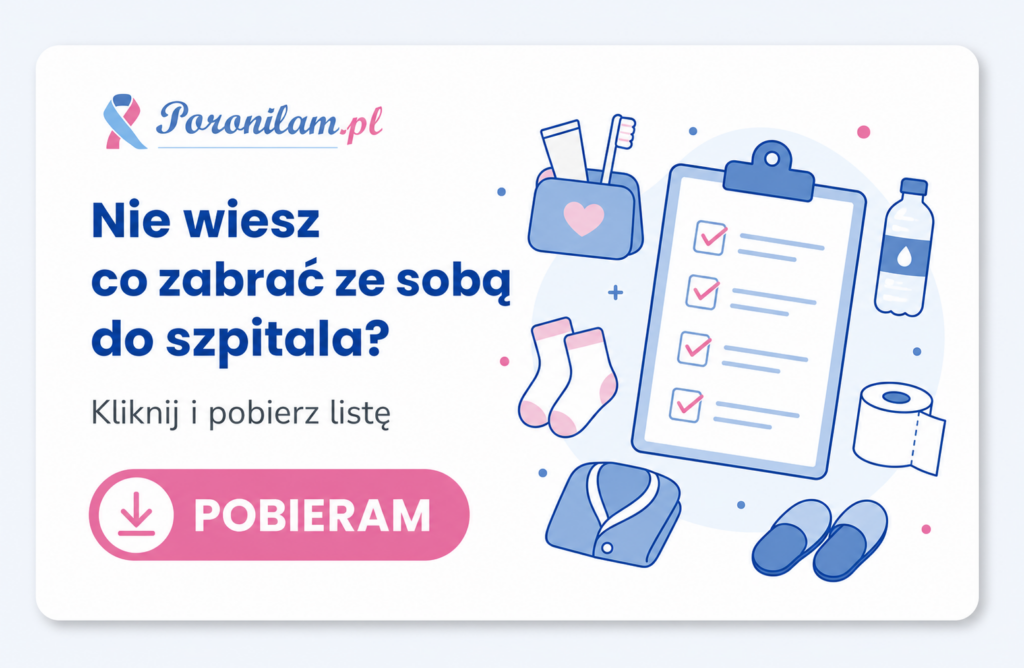 Co zabrać do szpitala przy poronieniu Co zabrac do szpitala przy poronieniu