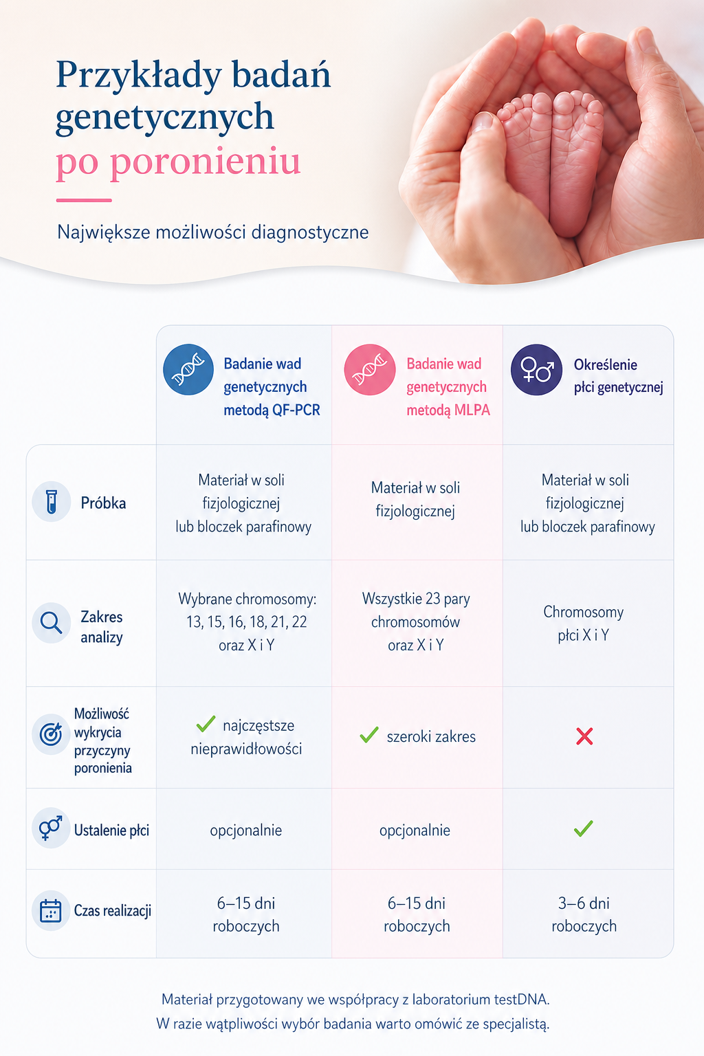 badania genetyczne materialu z poronienia mobile
