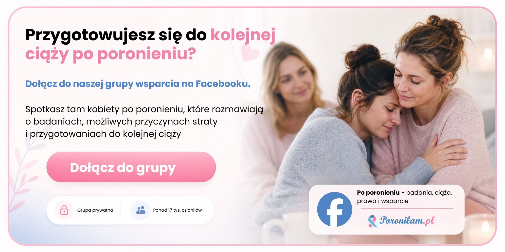 grupa wsparcia dla kobiet starających się o ciąże po poronieniu