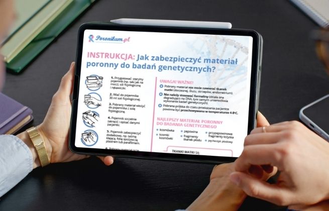 instrukcja zabezpieczenia materiału do badań genetycznych